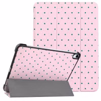 imoshion Design Trifold Bookcase Apple iPad Air 11 inch (2026) M4 / (2025) M3 / (2024) M2 / Air 5 (2022) / Air 4 (2020) - Happy Dots