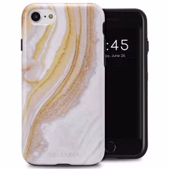 Selencia Vivid Tough Backcover Apple iPhone SE (2022 / 2020) / 8 / 7 / 6(s) - Chic Marble Gold