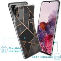 imoshion Design hoesje Samsung Galaxy S20 - Grafisch Koper / Zwart