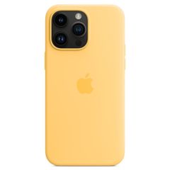 Apple Silicone Back Cover with MagSafe Apple iPhone 14 Pro Max - Sunglow