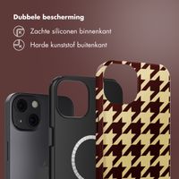 Selencia Vivid Backcover met MagSafe Apple iPhone 13 - Pied-de-Poule