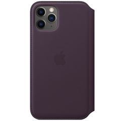 Apple Leather Folio Bookcase Apple iPhone 11 Pro - Aubergine