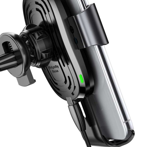 Baseus Wireless Car Charger Gravity Car Mount - Telefoonhouder auto - Draadloze oplader - Dashboard - Zwart