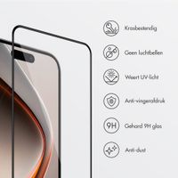 Accezz Gehard Glas Screenprotector + Applicator Apple iPhone Duo