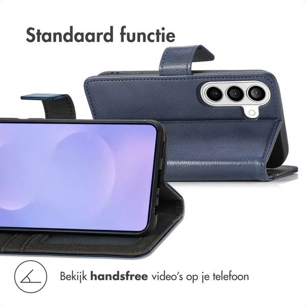 imoshion Luxe Bookcase Samsung Galaxy S26 - Donkerblauw
