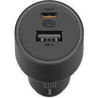 Xiaomi Originele car charger - autolader - USB-A en USB-C poort - 67 Watt - Zwart