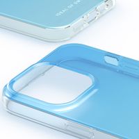iDeal of Sweden Clear Case Apple iPhone 15 Pro - Light Blue