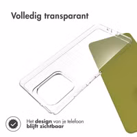 Accezz Clear Backcover Motorola Moto G86 - Transparant