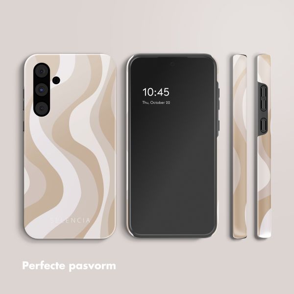 Selencia Vivid Tough Backcover Samsung Galaxy A55 - Desert Waves Beige