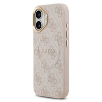 Guess Classic 4G Logo Backcover met MagSafe Apple iPhone 17 - Roze