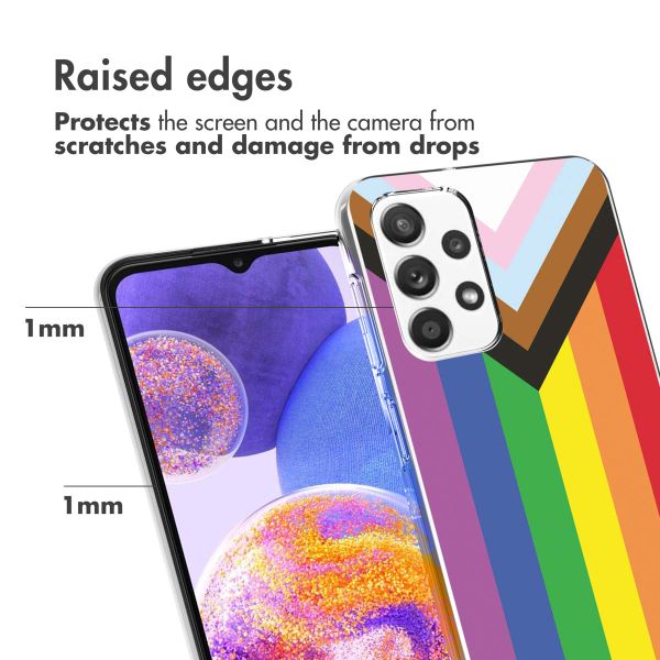 imoshion Design hoesje Samsung Galaxy A23 (5G) - Rainbow flag