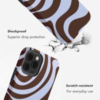 Selencia Vivid Back Cover Apple iPhone 12 (Pro) - Dream Swirl Chocolate