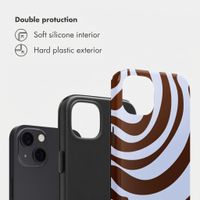 Selencia Vivid Back Cover Apple iPhone 13 Pro - Dream Swirl Chocolate