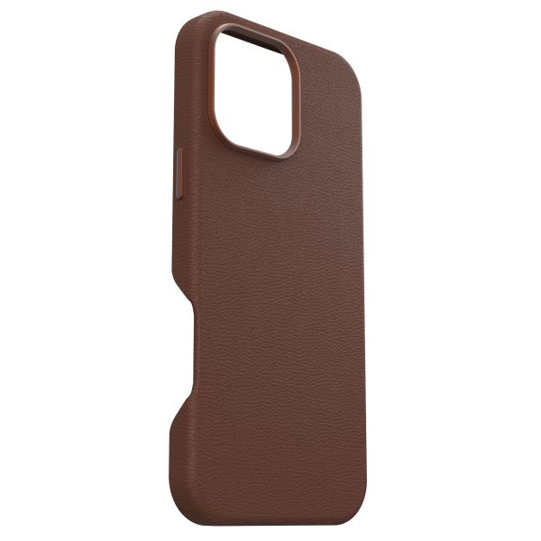 OtterBox Symmetry Cactus leren Backcover met MagSafe Apple iPhone 16 Pro Max - Rich Adobe Brown