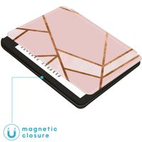 imoshion Design Slim Hard Case Bookcase Amazon Kindle (2024) / Amazon Kindle (2022) 11th gen - Pink Graphic