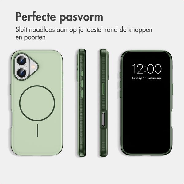 imoshion Color Backcover met Thin MagSafe Ring Apple iPhone 17 - Donkergroen