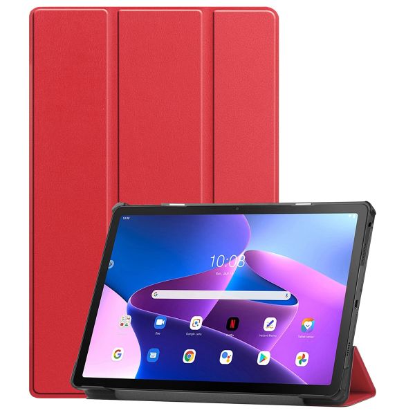 imoshion Trifold Bookcase Lenovo Tab M10 Plus (3rd gen) - Rood