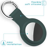 imoshion Liquid Silicone Keychain Case Apple AirTag - Groen