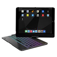 Accezz 360 Slim Keyboard Bookcase QWERTY iPad 10.2 inch (2019/2020/2021) / Air 5 (2022) / Air 4 (2020) / iPad Pro 10.5 (2017) - Zwart