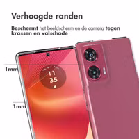 Accezz Clear Backcover Motorola Edge 50 Fusion - Transparant