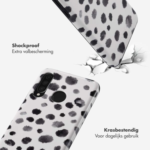 Selencia Vivid Tough Backcover Huawei P30 Lite - Trendy Leopard