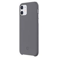 Valenta Luxe Leather Backcover iPhone 11 - Grijs