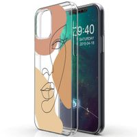 imoshion Design hoesje iPhone 12 (Pro) - Gezicht - Multicolor