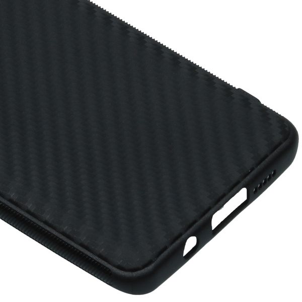 Carbon Softcase Backcover Xiaomi Mi Note 10 Lite - Zwart