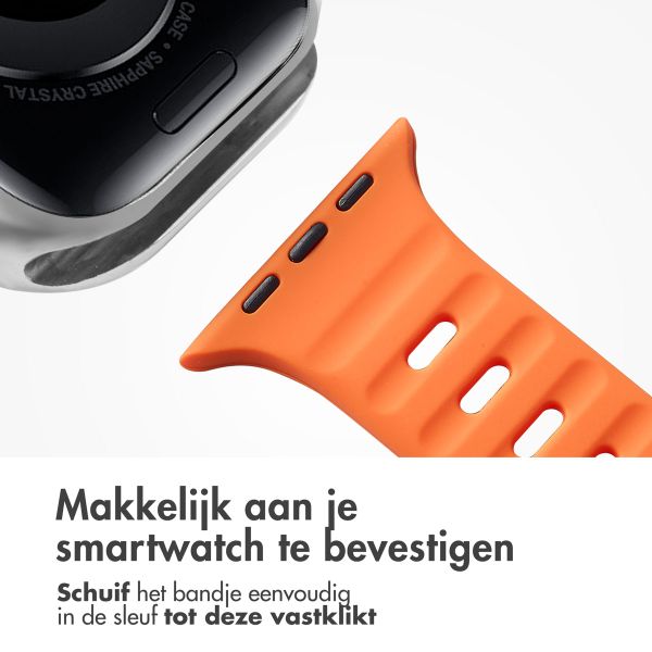 imoshion Active Sport siliconenbandje Apple Watch Series 1 t/m 9 / SE (38/40/41 mm) | Series 10 (42 mm) - Oranje