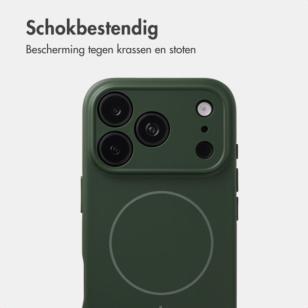 Accezz Grip Backcover met MagSafe Apple iPhone 18 Pro / 17 Pro - Donkergroen