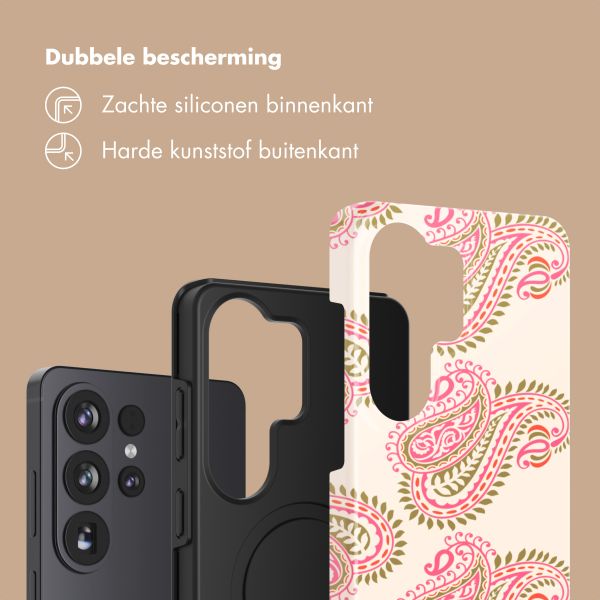 Selencia Vivid Backcover Samsung Galaxy S26 Ultra - Paisley Blush