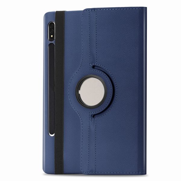 imoshion 360° draaibare Bookcase Samsung Galaxy Tab S8 / S7 - Donkerblauw