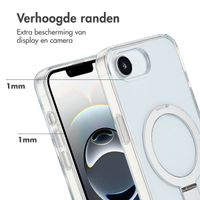 Accezz Ring Stand Backcover met MagSafe Apple iPhone 16e - Transparant
