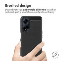 imoshion Brushed Backcover Oppo A98 - Zwart