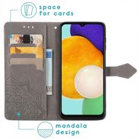 imoshion Mandala Bookcase Samsung Galaxy A13 (5G) / A04s - Grijs