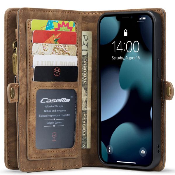 CaseMe Luxe Lederen 2 in 1 Portemonnee Bookcase iPhone 13