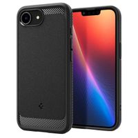 Spigen Rugged Armor Backcover MagSafe iPhone 16e - Matte Black