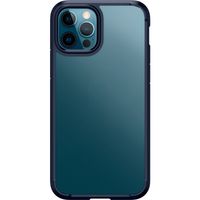 Spigen Ultra Hybrid Backcover Apple iPhone 12 (Pro) - Donkerblauw