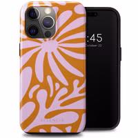 Selencia Vivid Tough Backcover Apple iPhone 15 Pro Max - Modern Bloom Pink