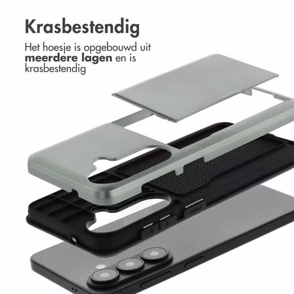imoshion Backcover met pasjeshouder Samsung Galaxy S26 Plus - Groen