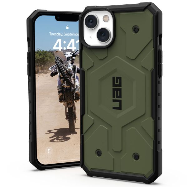 UAG Pathfinder Backcover MagSafe iPhone 14 Plus - Olive