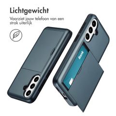 imoshion Backcover met pasjeshouder Samsung Galaxy A36 / A56 - Donkerblauw