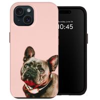 Ontwerp je eigen tough case Apple iPhone 15 - Wit