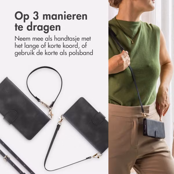 imoshion Bookcase met koord Samsung Galaxy A25 (5G) - Zwart