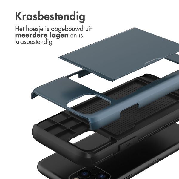 imoshion Backcover met pasjeshouder iPhone 11 Pro - Donkerblauw