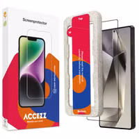 Accezz Gehard Glas Full Cover Screenprotector met applicator Samsung Galaxy S25 Ultra