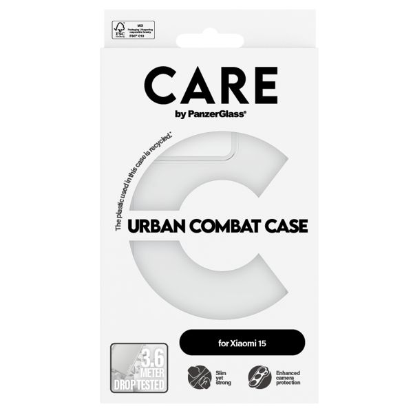CARE by PanzerGlass Urban Combat Case Xiaomi 15 - Clear