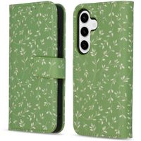 imoshion Design Bookcase Samsung Galaxy S24 - Green Flowers