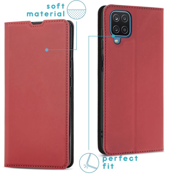 imoshion Slim Folio Bookcase Samsung Galaxy A12 - Rood