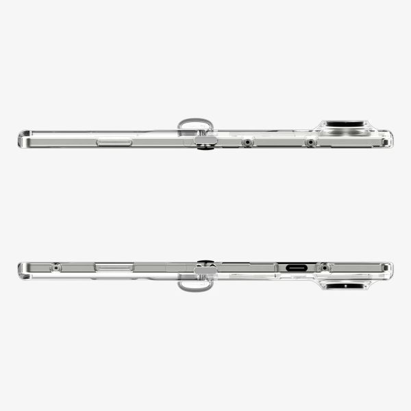 Spigen Ultra Hybrid Pro MagFit Backcover Samsung Galaxy Z Fold 7 - Clear / White